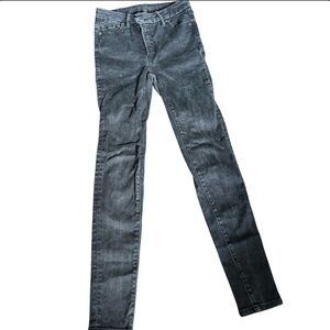 American Eagle Outfitters Luxe Stretch High Rise Black Jegging Size 0